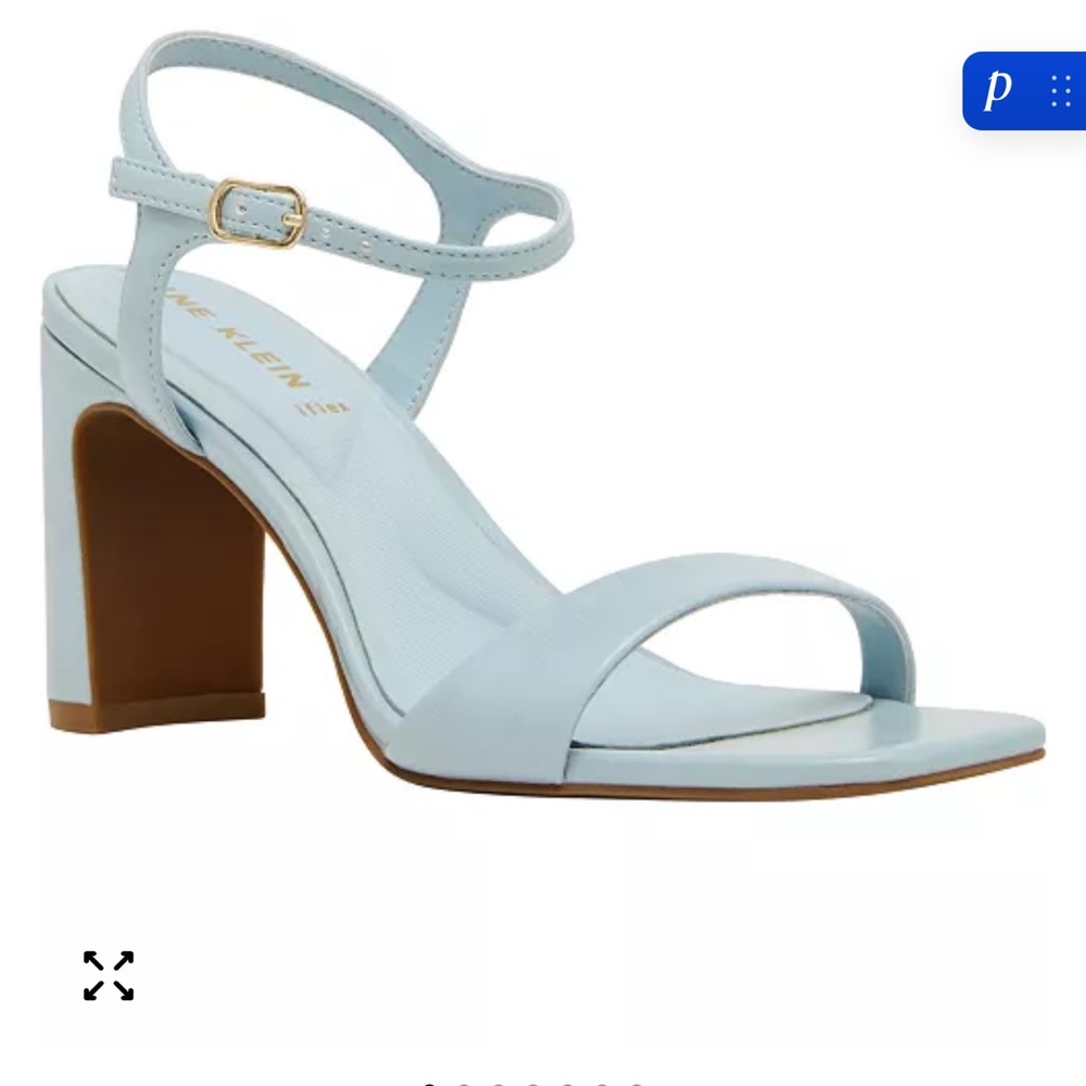 Anne Klein Beata Ankle-Strap, Block Heel Sandal